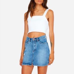 ⭐️🌟Billabong Black Magic Denim Skirt Sz 28